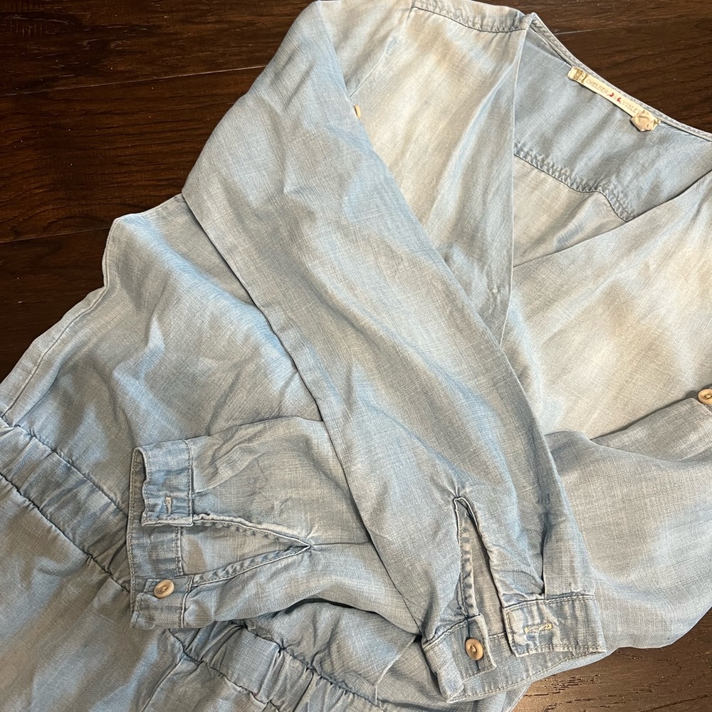 Denim Romper (has pockets)